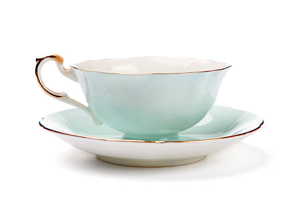 antike teetasse - tea cup stock-fotos und bilder