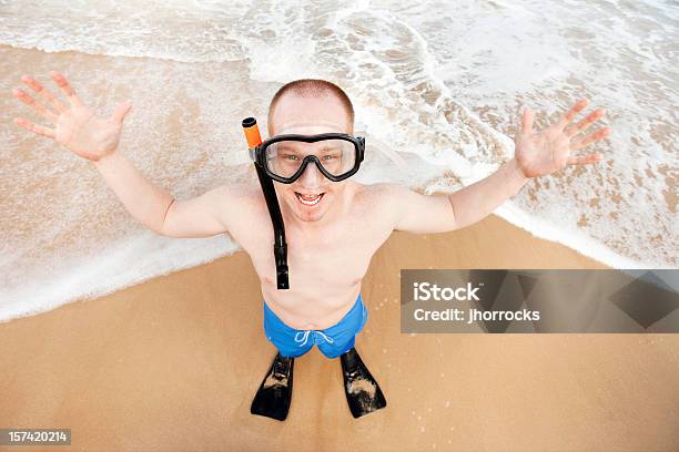 Snorkle Dork - Fotografias de stock e mais imagens de 20-29 Anos - 20-29 Anos, Acenar, Adulto