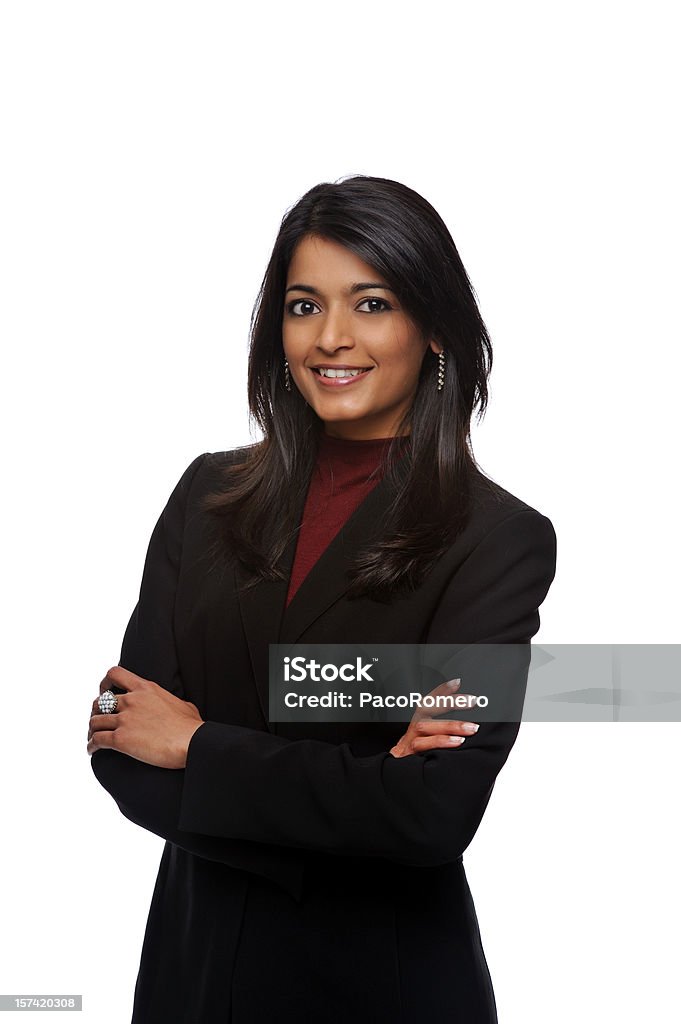 Indian Executivo de - Royalty-free Fundo Branco Foto de stock