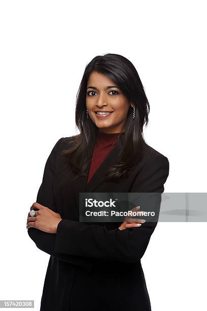 Indian Executivo De - Fotografias de stock e mais imagens de Fundo Branco - Fundo Branco, Mulheres, Negócios