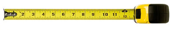 Photo of Tape measure with clipping path