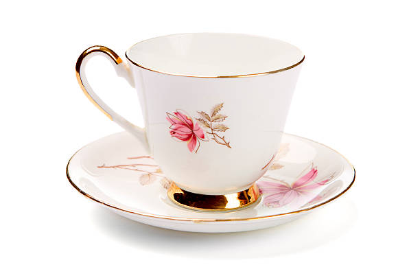 do herbaty antyczne - tea cup cup old fashioned china zdjęcia i obrazy z banku zdję�ć