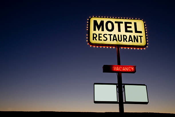 istock Motel Neon Sign Twilight USA 157420801