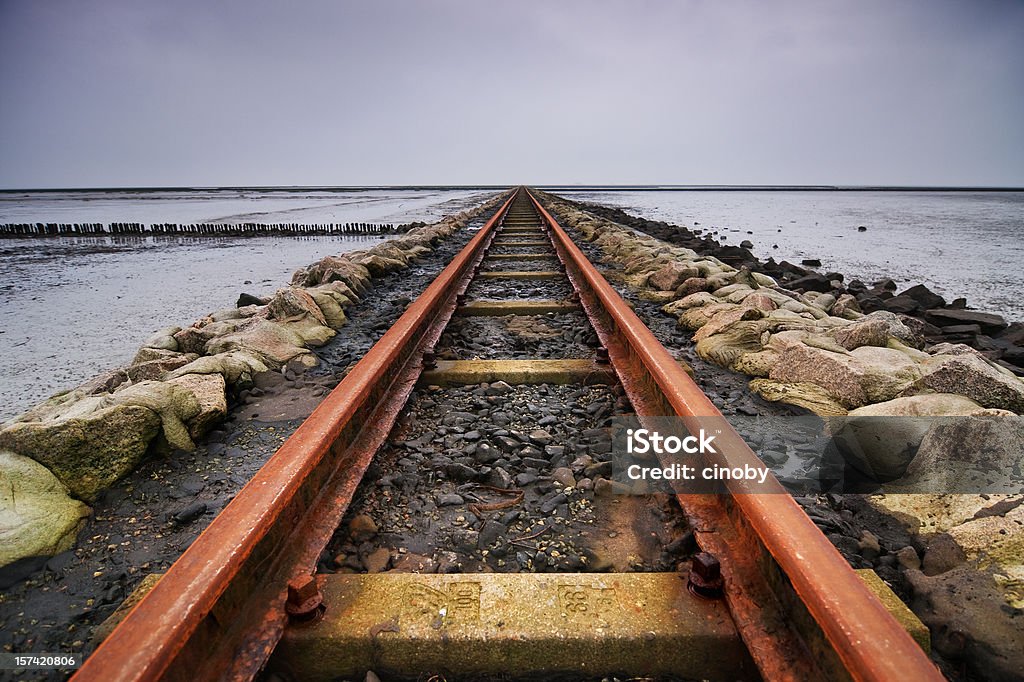 철도 - 로열티 프리 독일 북해 지역 스톡 사진