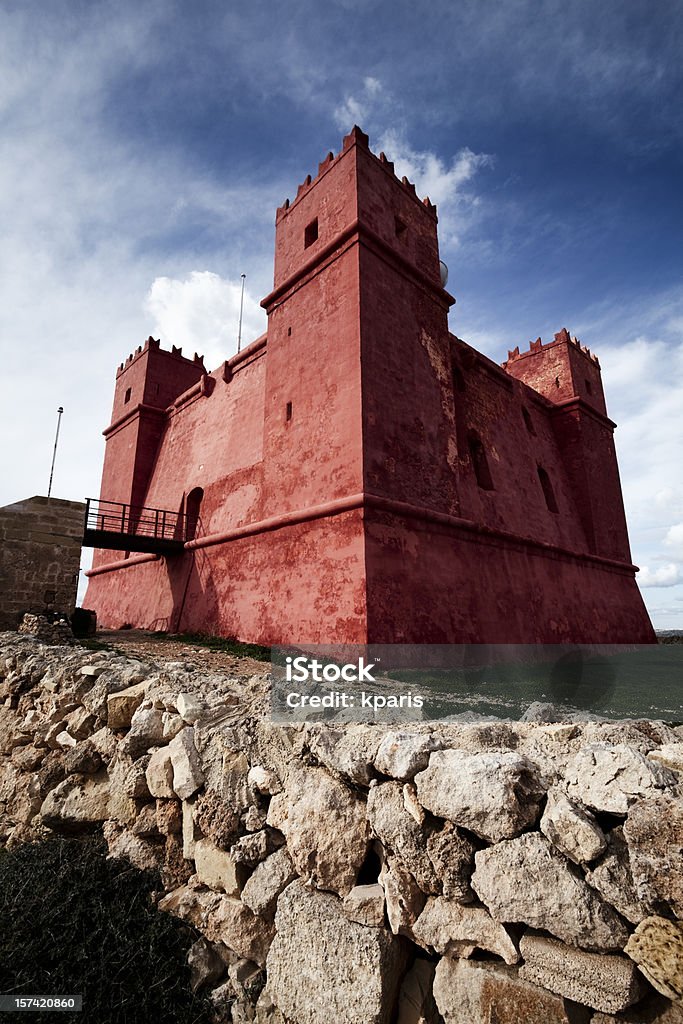 Torre vermelho Malta - Royalty-free Ao Ar Livre Foto de stock