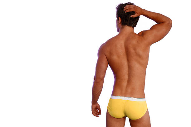 bronzed 시체 - underwear men mens underpants male 뉴스 사진 이미지