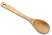 wooden bamboo spoon