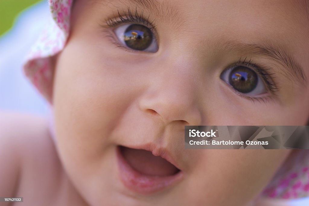 Portrait of hispanic bébé - Photo de Chapeau libre de droits