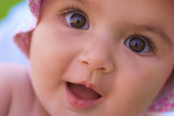 istock Portrait of hispanic baby 157421132