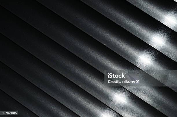 Abstrakte Metall Hintergrund Stockfoto und mehr Bilder von Jalousie - Jalousie, Stahl, Abstrakt