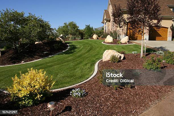 Landscape Stock Photo - Download Image Now - Landscaped, Front Yard, Home Interior