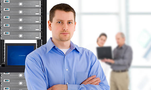 IT Support Team stock photo