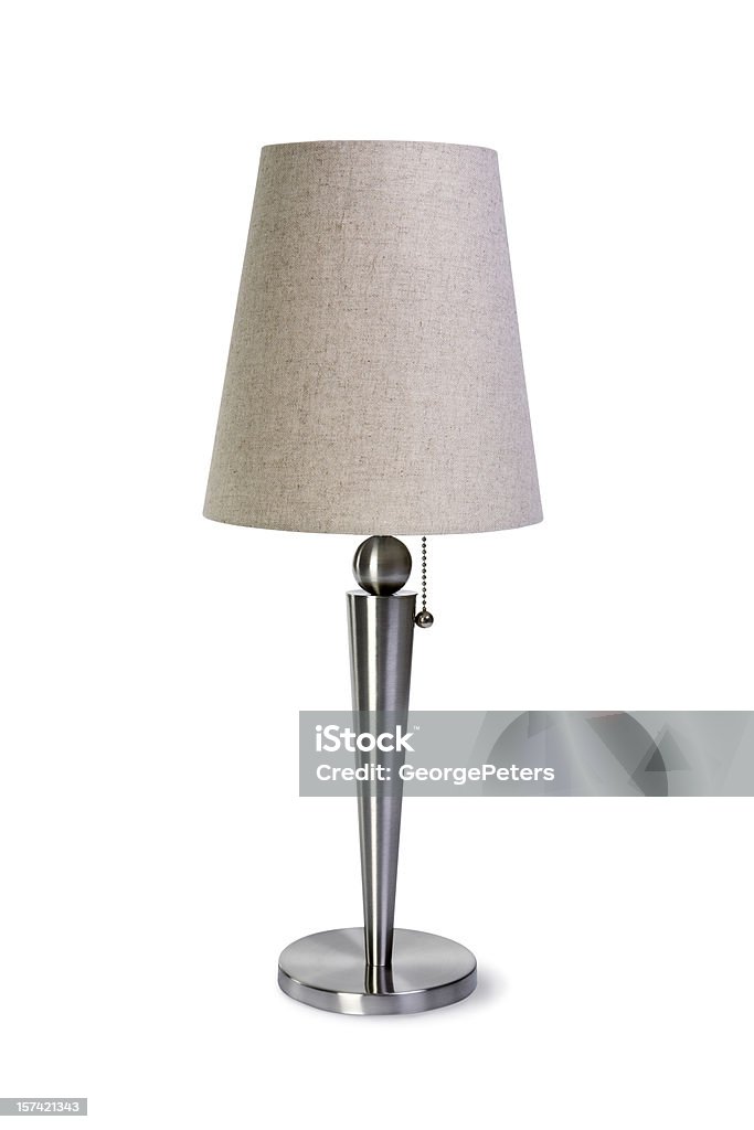 Lámpara con trazado de recorte - Foto de stock de Lámpara eléctrica libre de derechos