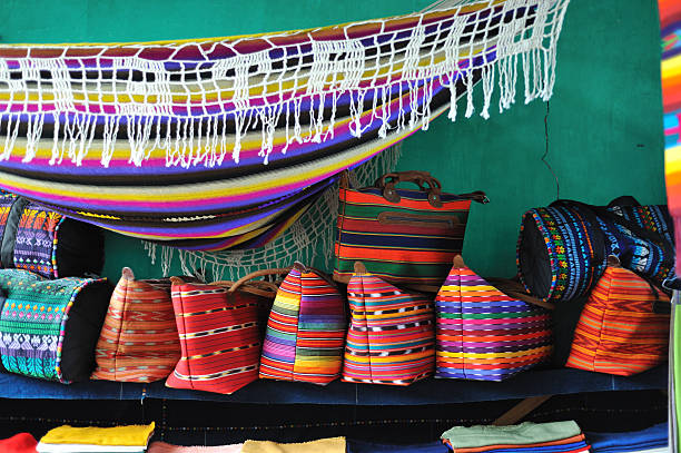 Traditional hammock made in the Brazilian state of Ceara.