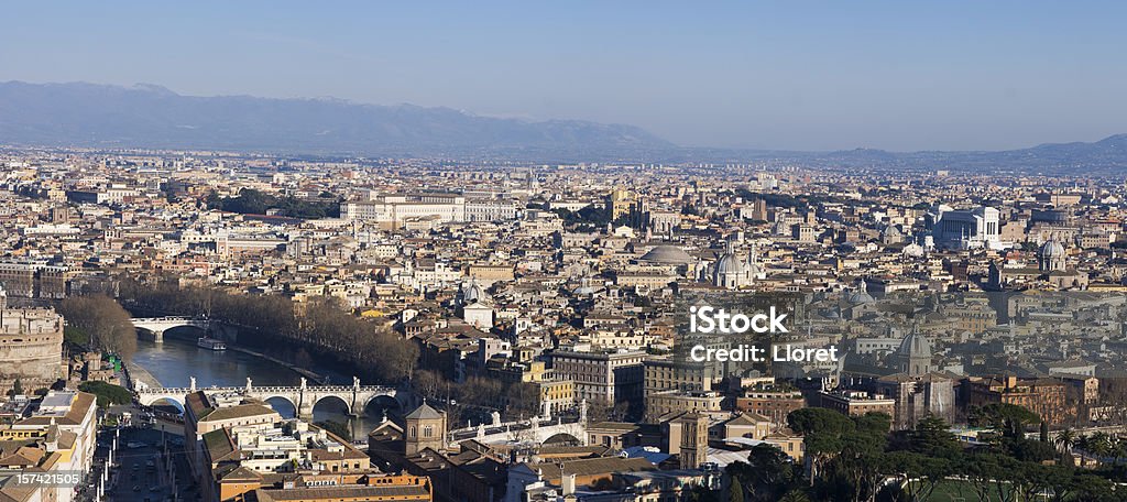 Paisaje de la ciudad de Roma - Foto de stock de Roma - Italia libre de derechos