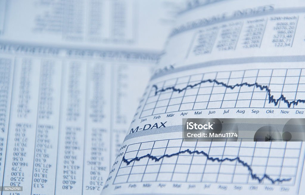 business graph  Chart Stock Photo