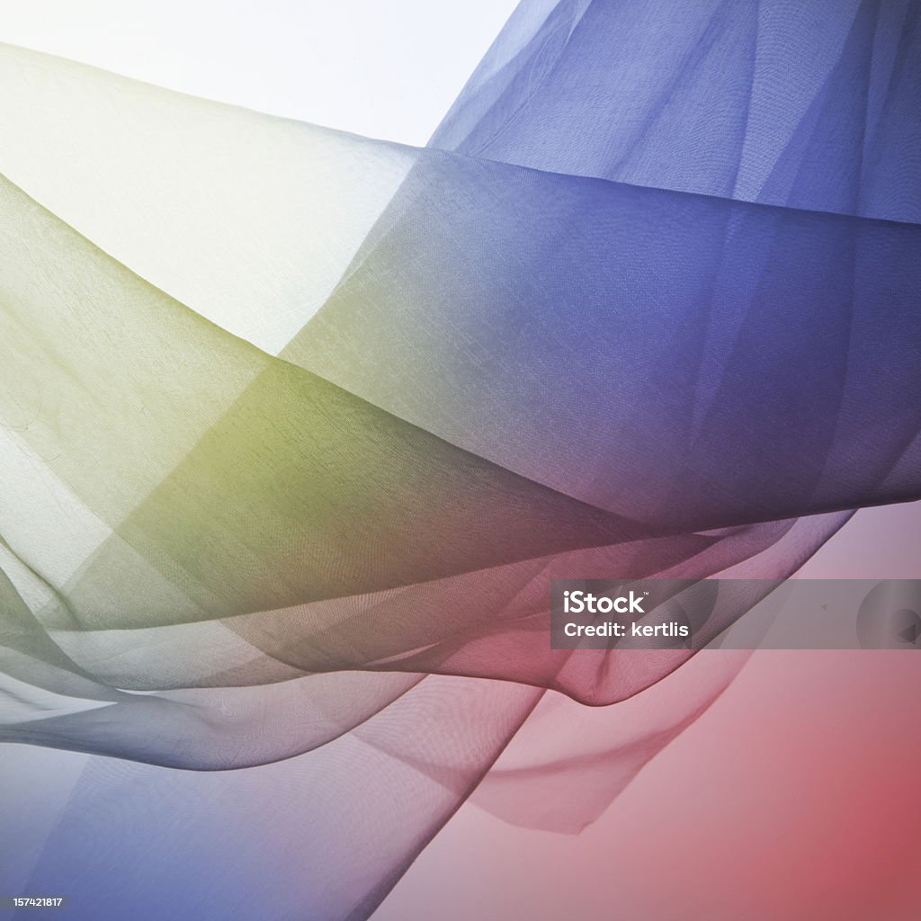 Transparenter Seide - Lizenzfrei Textilien Stock-Foto