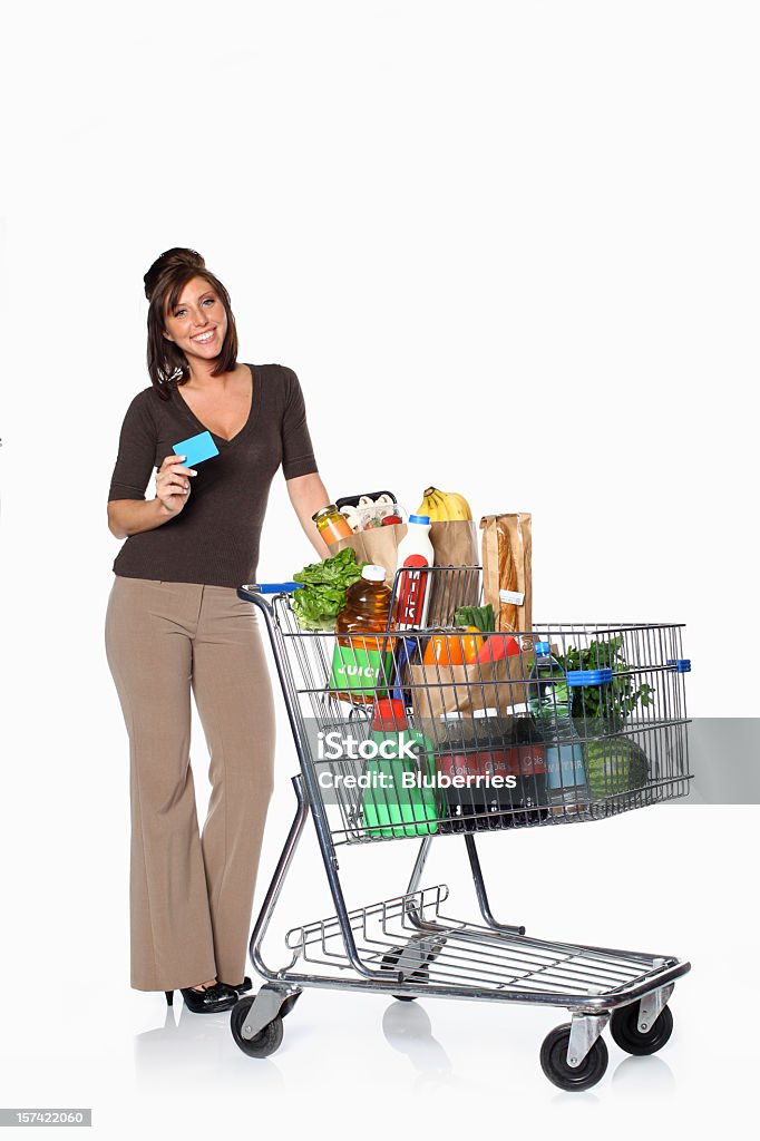 Tiendas de alimentos - Foto de stock de Carrito de la compra libre de derechos