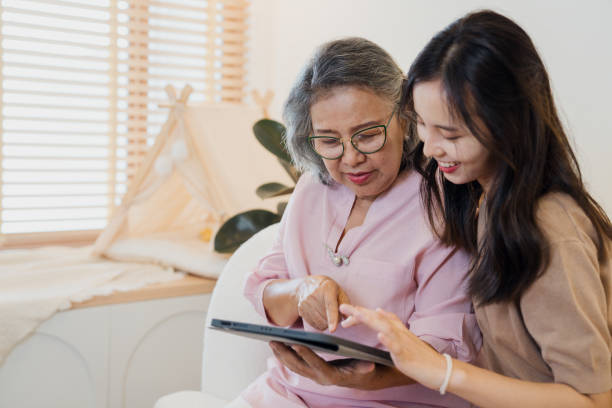 istock Discovering the Digital World Together. 1574221525