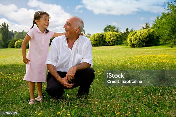 Smiling At The Park Stock Photo - Download Image Now - Active Seniors, Adult, Cheerful