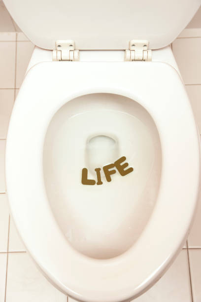 istock Depression Life in the Toilet 157422188