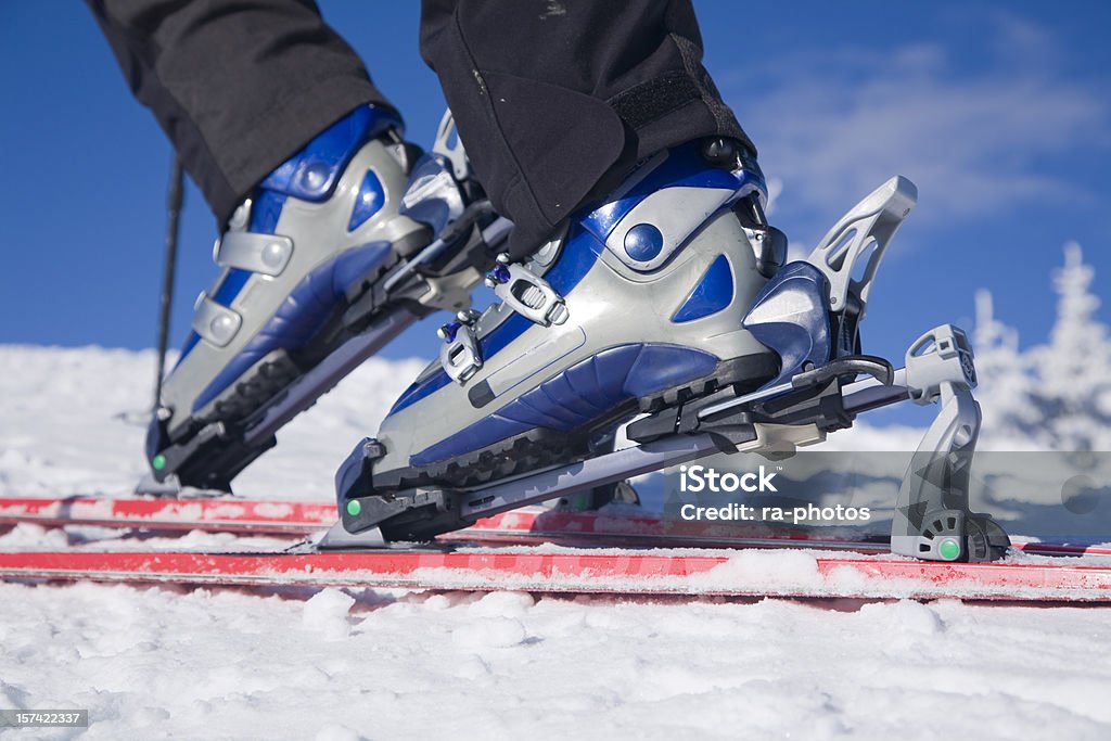 Ski de montagne - Photo de Chaussures de ski libre de droits