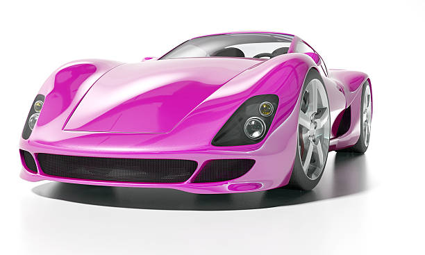 istock Hot Pink Sports Car 157422381