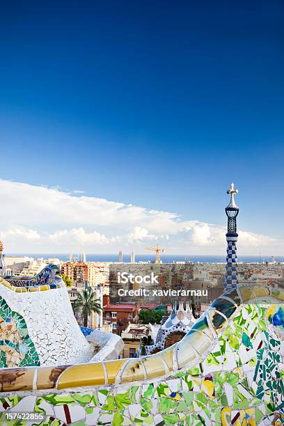 Colores De Barcelona Foto de stock y más banco de imágenes de Barcelona - España - Barcelona - España, Parque Güell, Antonio Gaudí