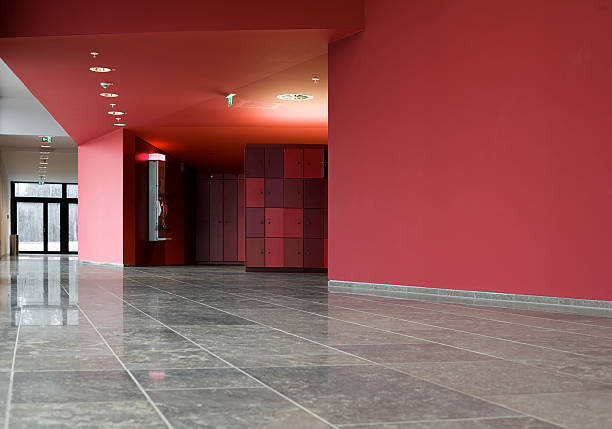 istock Entrance hall and lockers 157422938