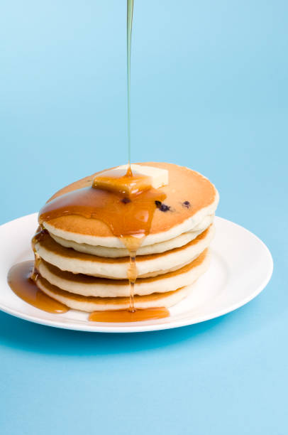 istock Blueberry Pancakes and Syrup 157422947
