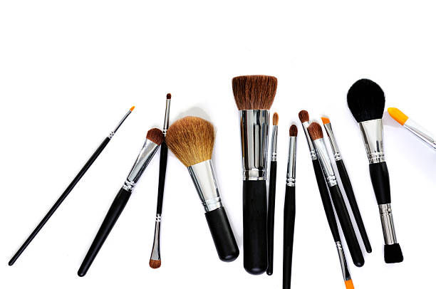 Cosmetic Brushes stock photo