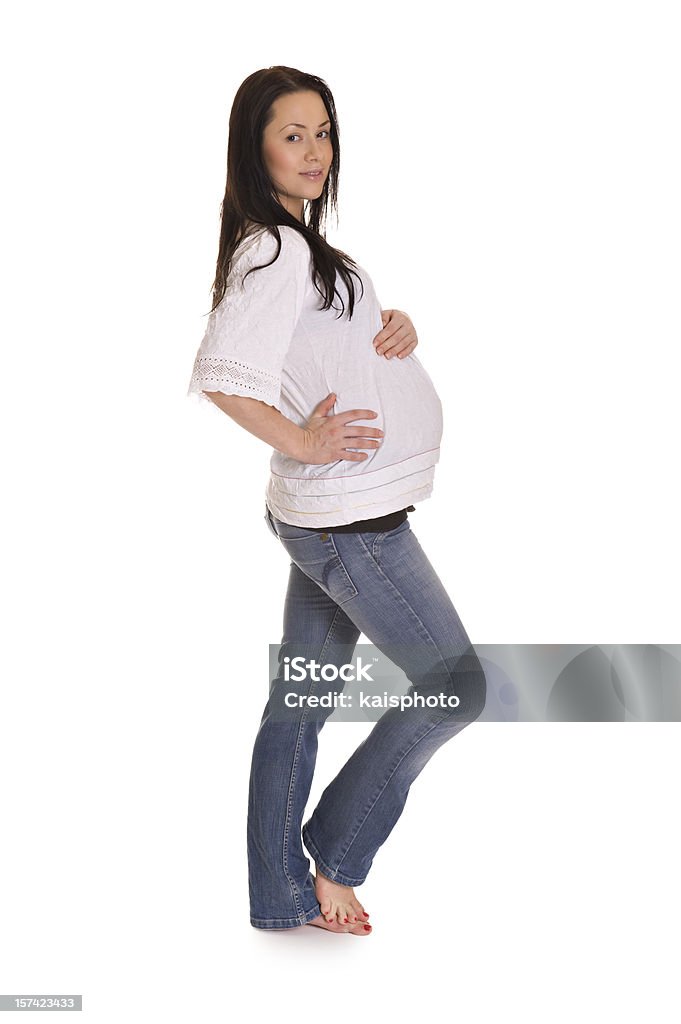 Schwangere Mädchen - Lizenzfrei Schwanger Stock-Foto
