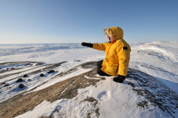 Parka man, High Arctic, Baffin Island.