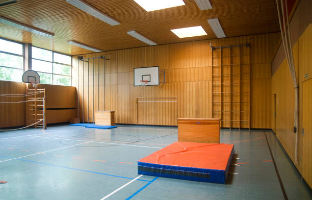 gym hall  school gymnasium stock pictures, royalty-free photos & images