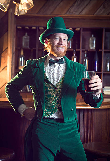 istock Irish Character / Leprechaun Making a Toast with Beer 157424068
