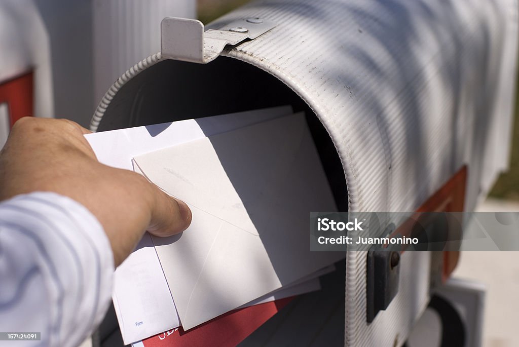 Получение почты - Стоковые фото Нежелательная почта роялти-фри