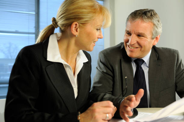 istock interacting business people 157424391