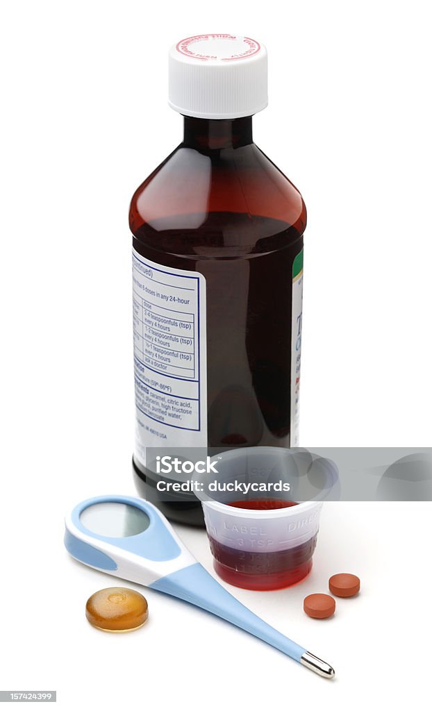 Remédio para Gripe itens - Foto de stock de Remédio para Tosse royalty-free