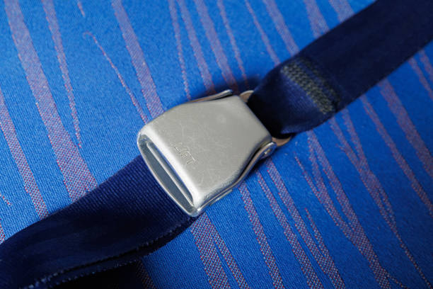 istock Aircraft Seat Belt Locked 1574246447