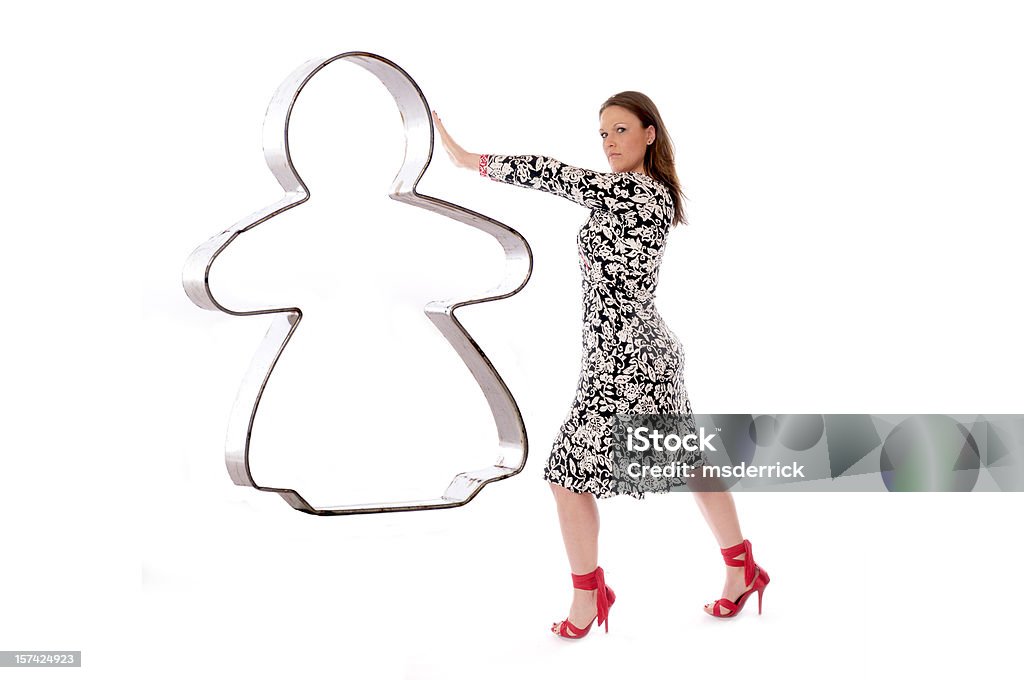 Cookie mujer Push Alicates de corte - Foto de stock de Adulto libre de derechos