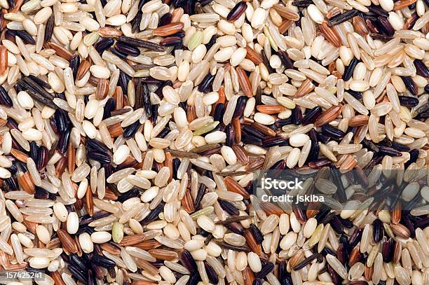 Kombination Aus Wild Rice Für Ein Essen Hintergrund Stockfoto und mehr Bilder von Wasserreis - Nahrungsmittel