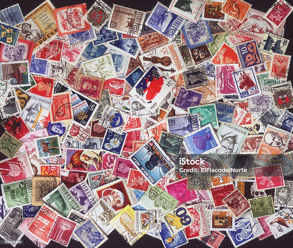 марки в мире - Стоковые фото Почтовая марка роялти-фри