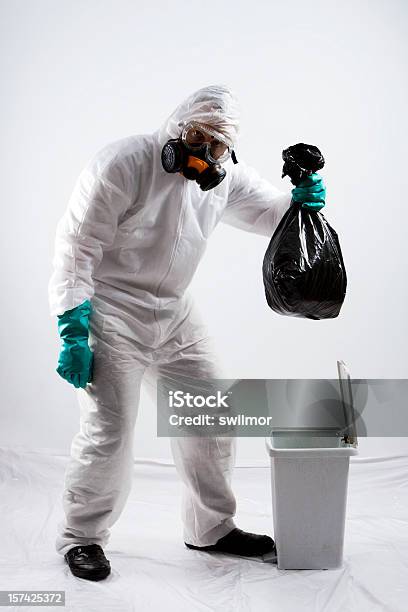 Hazardous Trash Stock Photo - Download Image Now - Garbage Can, Unpleasant Smell, Medical Waste
