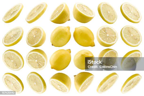 Лимонный — стоковые фотографии и другие картинки Лимон - Лимон, Белый фон, Без людей