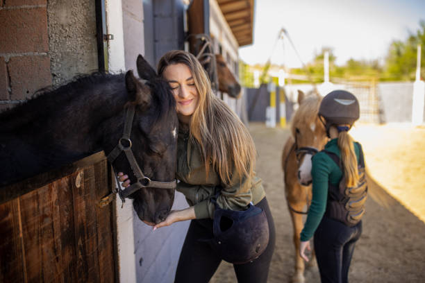 istock Woman love horses 1574259403