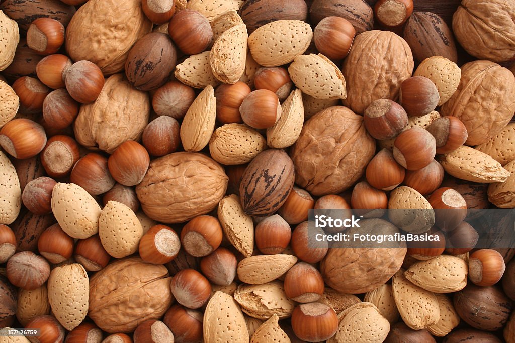 Nuts Variety of nuts Nut - Food Stock Photo