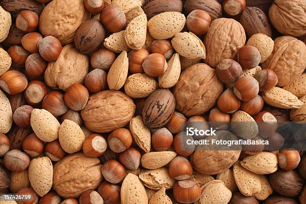 Nuts Stock Photo - Download Image Now - Nut - Food, Walnut, Variation