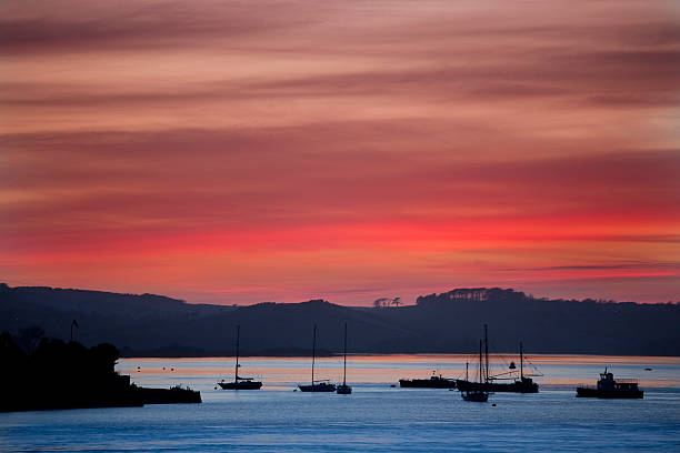 istock Sunset over plymouth sound 157426869