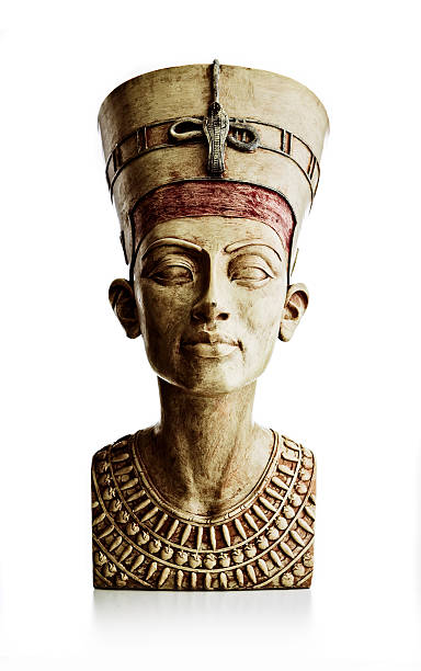 bust of Nefertiti, the great royal wife of Pharaoh Akhenaten