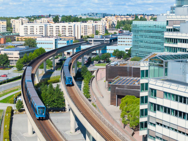 istock Subway trains in the city 1574269400
